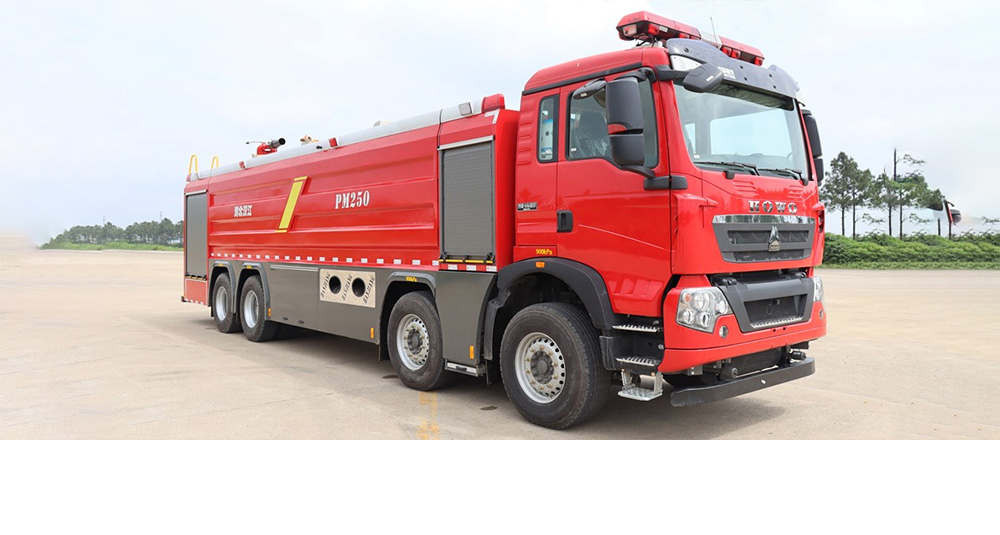 豪沃前四后八泡沫消防车