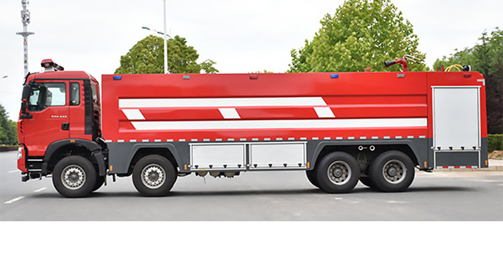 豪沃前四后八泡沫消防车