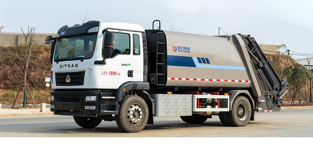 重汽纯电压缩式垃圾车