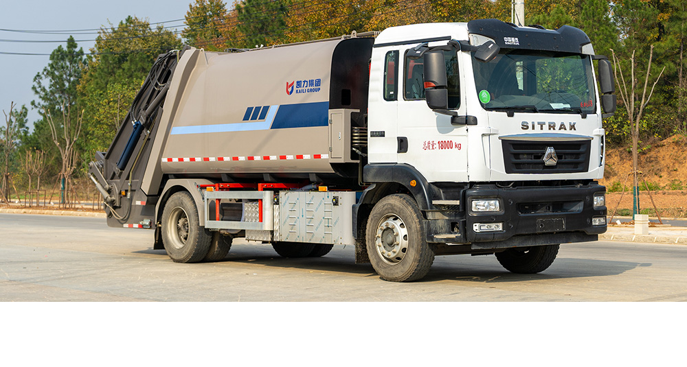 重汽纯电压缩式垃圾车