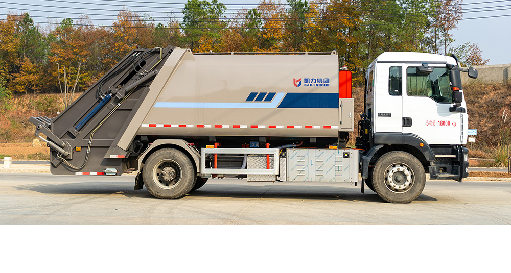 重汽纯电压缩式垃圾车