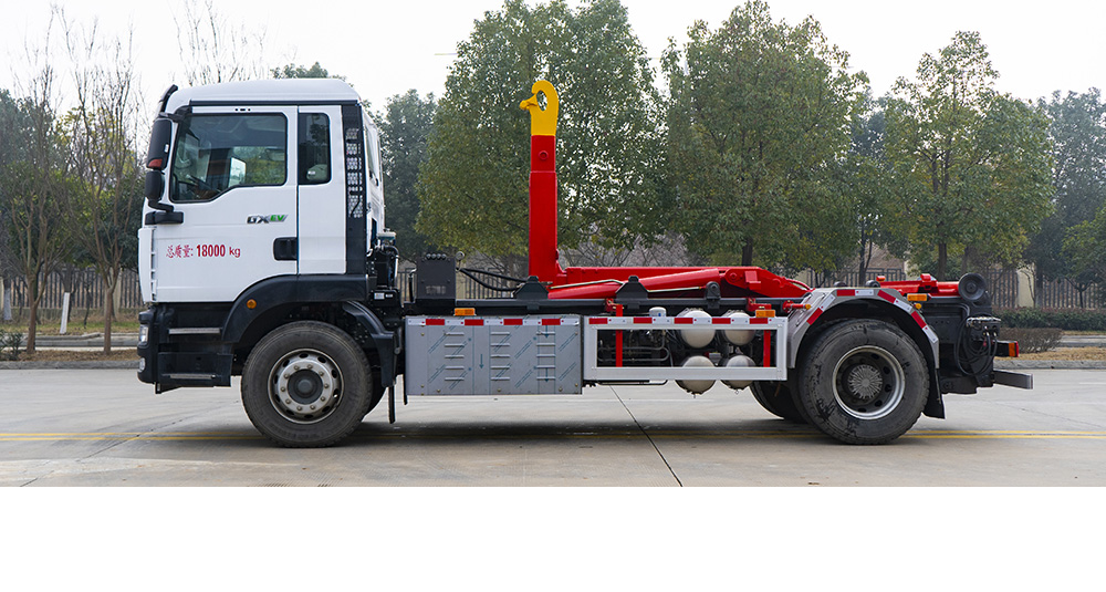 重汽纯电车厢可卸式垃圾车