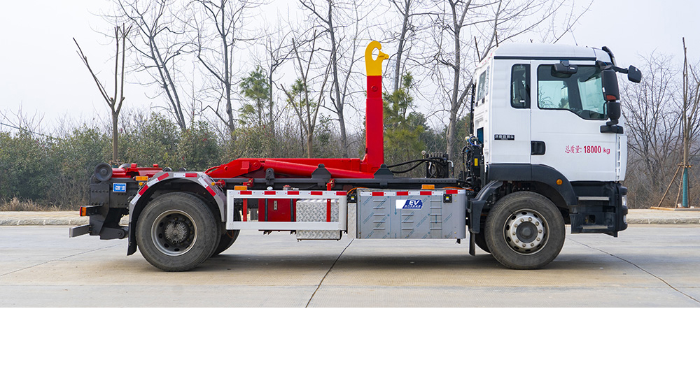 重汽纯电车厢可卸式垃圾车