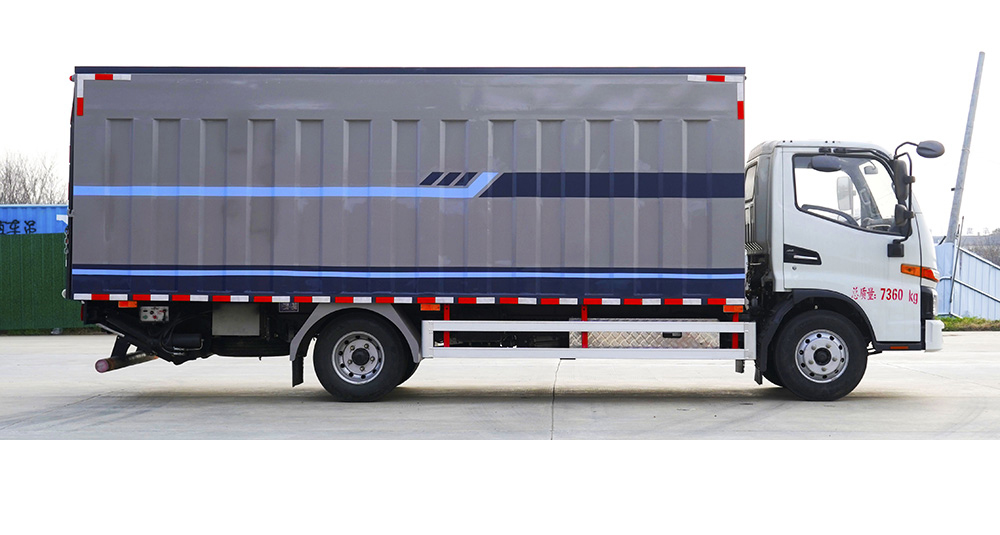 江淮骏铃纯电密封式桶装垃圾车