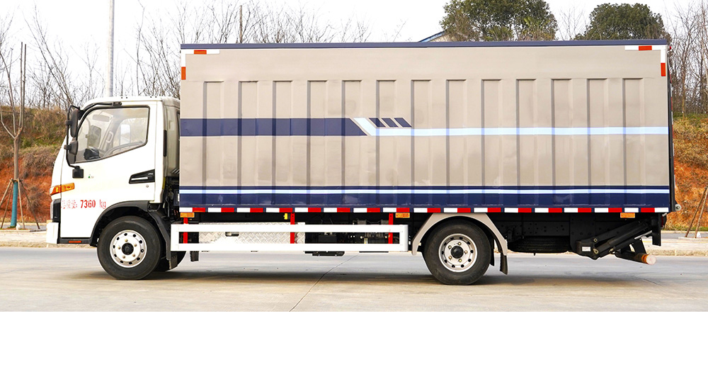 江淮骏铃纯电密封式桶装垃圾车