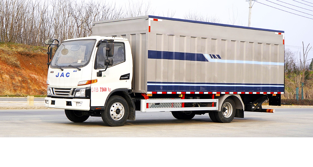 江淮骏铃纯电密封式桶装垃圾车