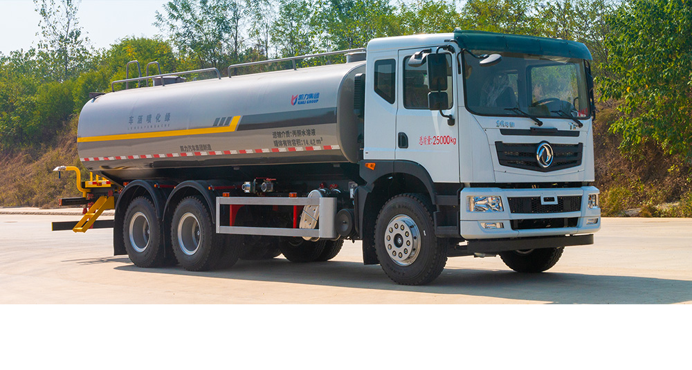 东风华神后双桥洒水车