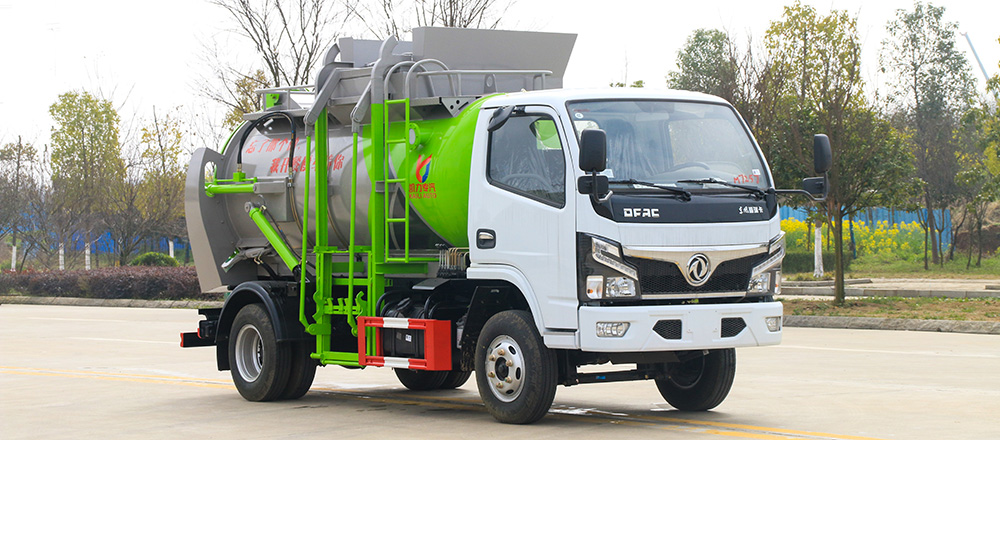 东风D6圆罐餐厨式垃圾车