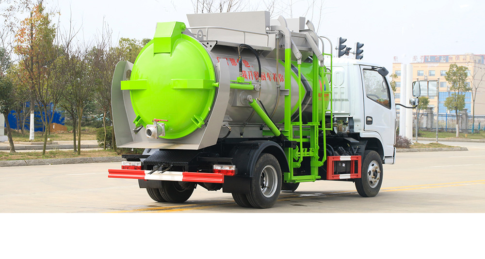 东风D6圆罐餐厨式垃圾车