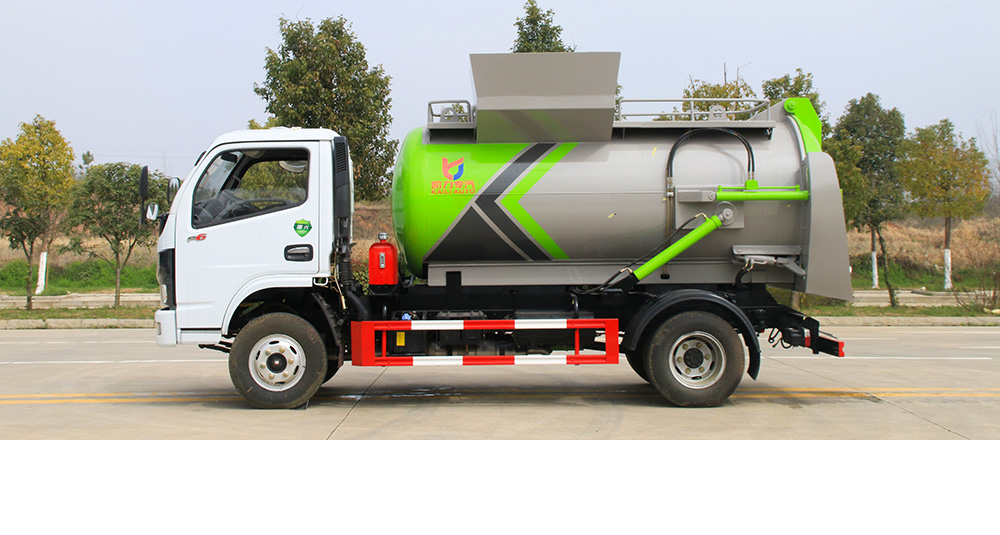 东风D6圆罐餐厨式垃圾车