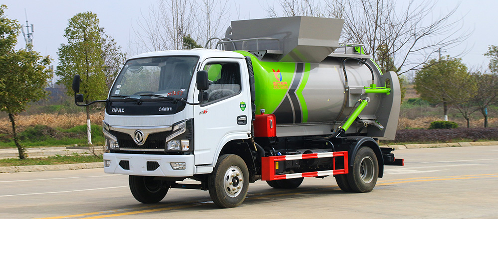 东风D6圆罐餐厨式垃圾车