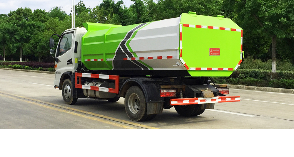 江淮V3自装卸式垃圾车 侧装