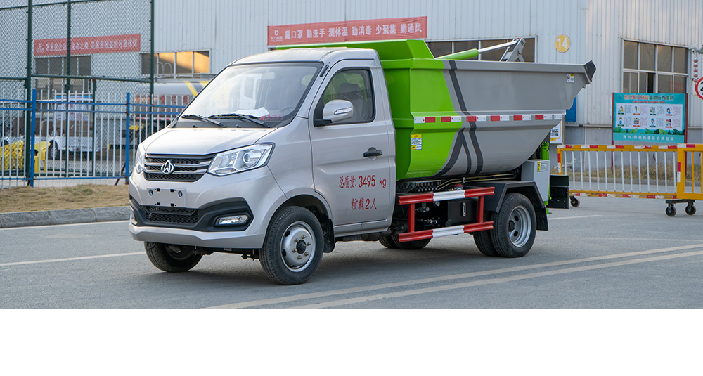 长安自装卸式垃圾车 后装