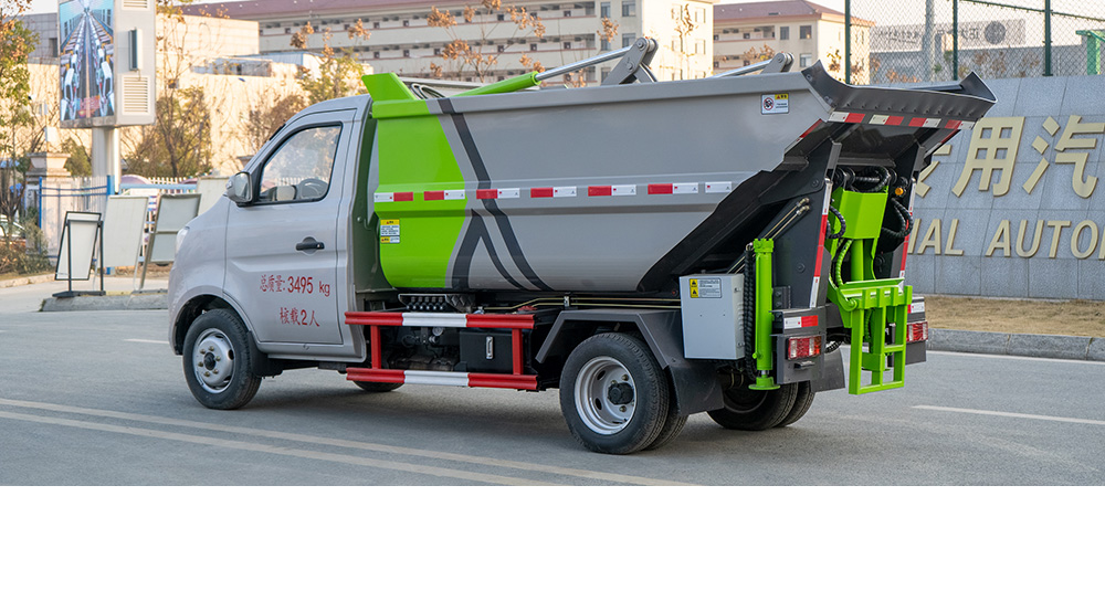 长安自装卸式垃圾车 后装