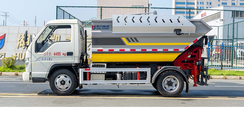 小卡之星3自装卸式垃圾车 后装