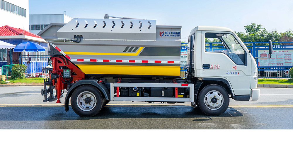 小卡之星3自装卸式垃圾车 后装