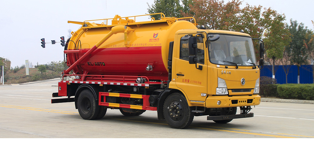 东风天锦清洗吸污车