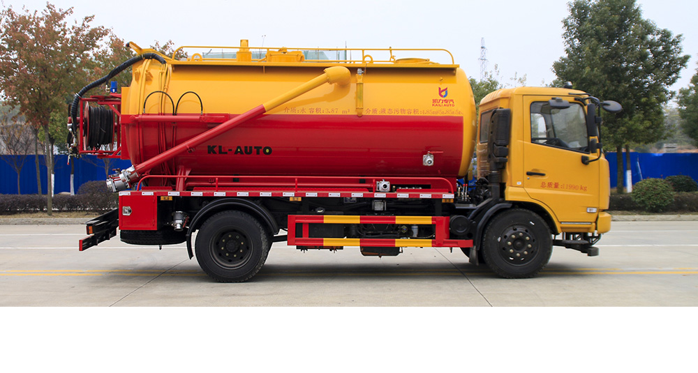 东风天锦清洗吸污车