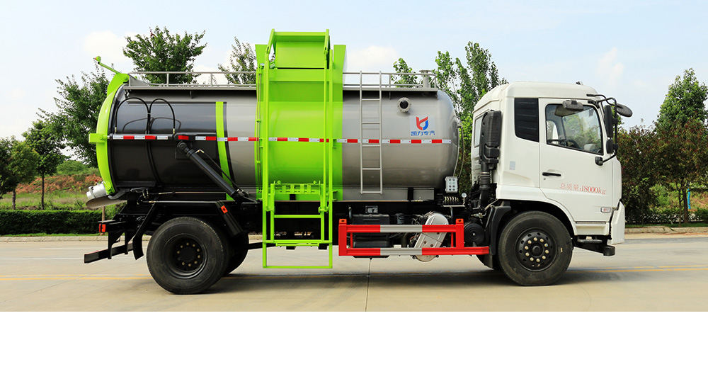 东风天锦餐厨式垃圾车