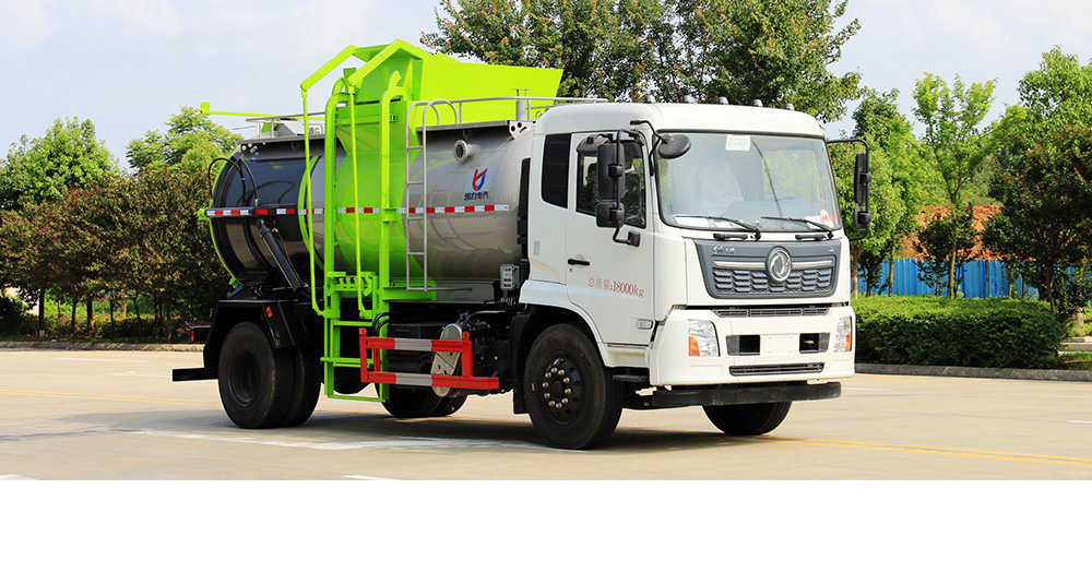 东风天锦餐厨式垃圾车