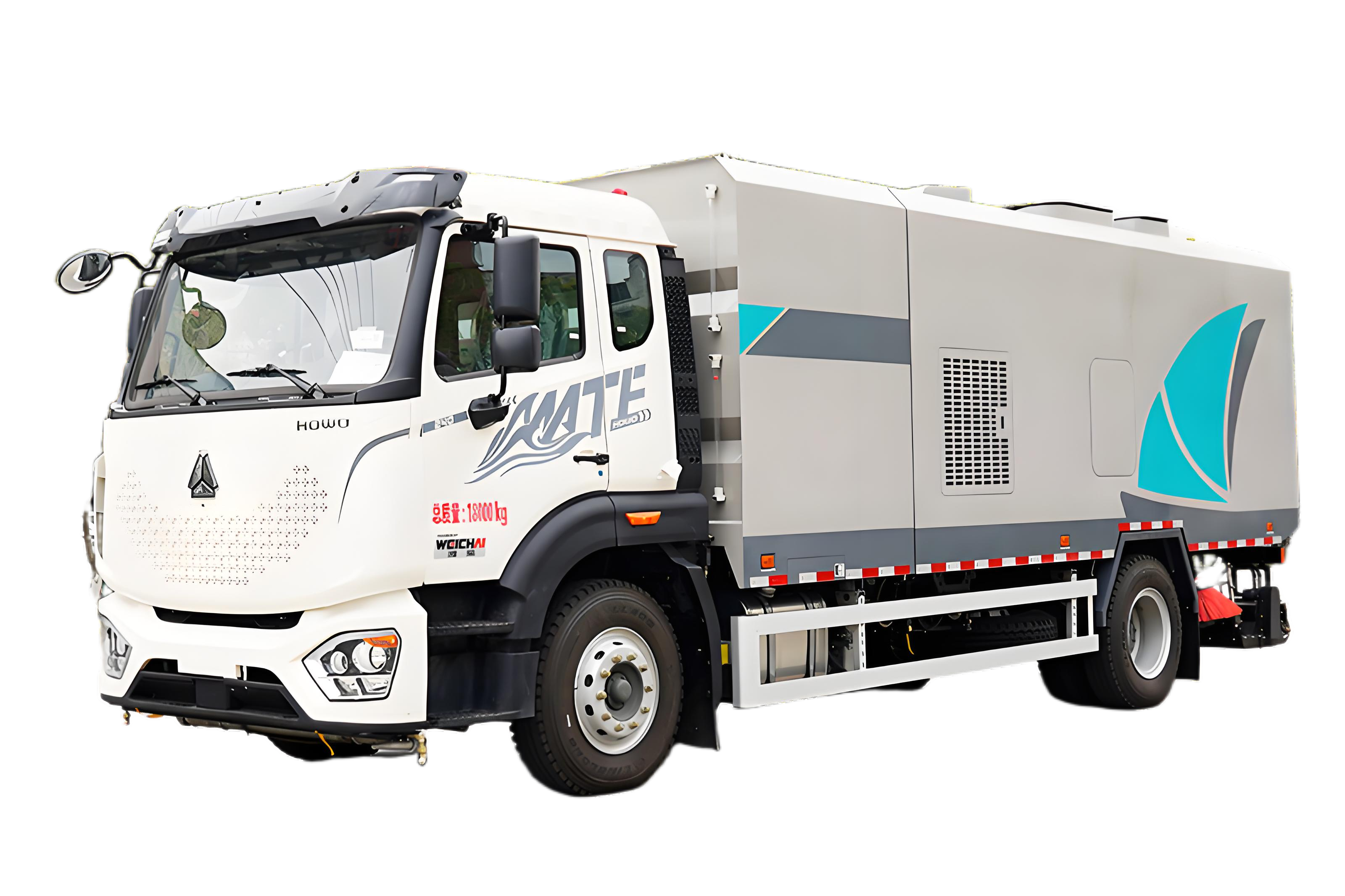 重汽豪沃干湿两用清扫车