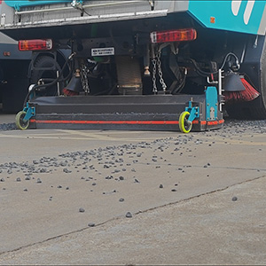 铺装路面扫路作业